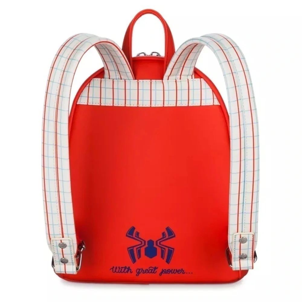 Spider-Man Faux Fur Loungefly Mini Backpack